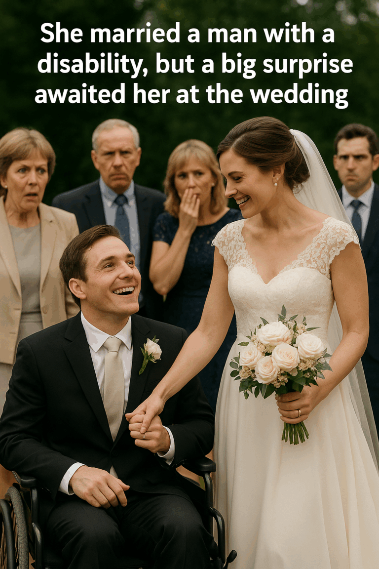 She Married A Man With A Disability, But A Big Surprise Awaited Her At The Wedding.