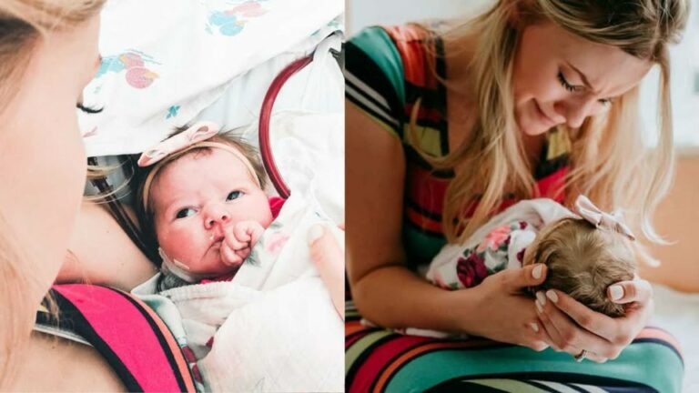 ‘We begged her to let go. She kept fighting to stay with us. ‘We’ll be together soon. You need to go home,’ we said.’: Mom says daughter suffering from CHD ‘passed peacefully in my arms,’ is ‘finally at peace’