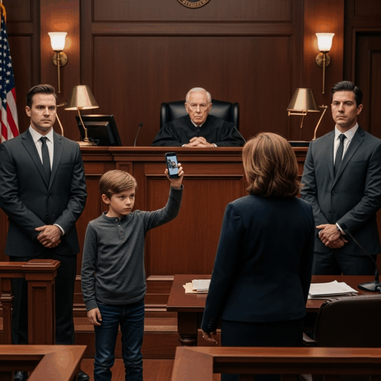 At the hearing, my ex insisted that our son wanted to live with him. But when the judge asked my boy directly, what he did next left the entire courtroom in stunned silence.
