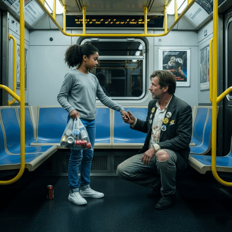 The poor black girl pays for a ragged man’s bus fare, unaware who is he in real… …