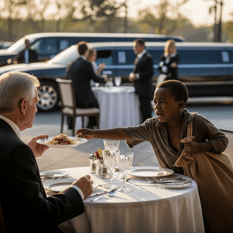 Homeless Boy Shouts ‘Don’t Eat That!’ Billionaire Freezes When He Finds Out Why