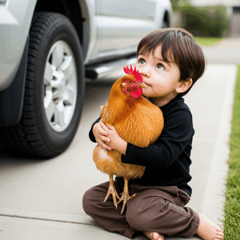HE WOULDN’T LET GO OF THE CHICKEN—AND I DIDN’T HAVE THE HEART TO TELL HIM WHY SHE WAS MISSING YESTERDAY