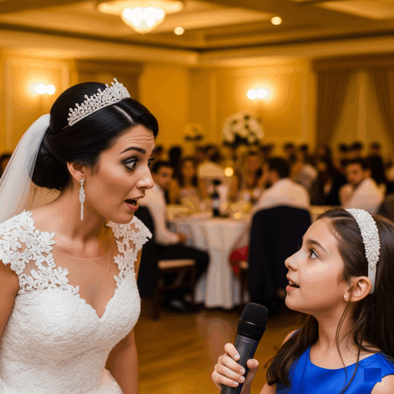 Girl grabs mic at mom’s wedding, plays shocking video instead of congrats.