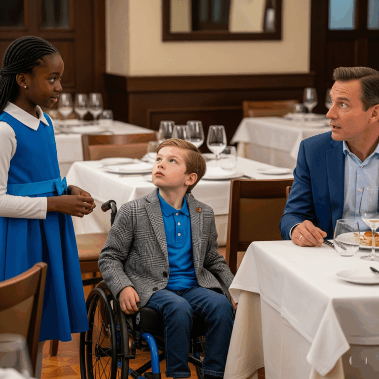 “Feed Me and I’ll Heal Your Son,” the Girl Whispered — The Millionaire Laughed… Until the Impossible