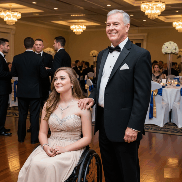 My dad brought me to prom in a wheelchair, then we found a $10,000 check.