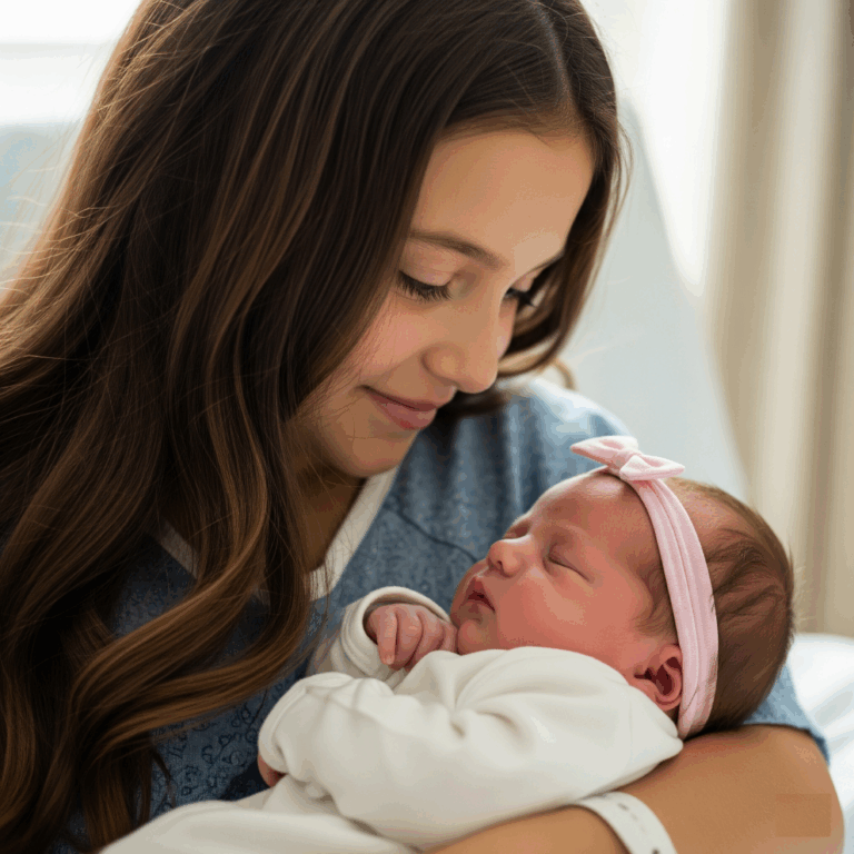 I’m 17 years old and I just became a mother. Even though my family didn’t accept it, I wanted everyone to bless this little life.