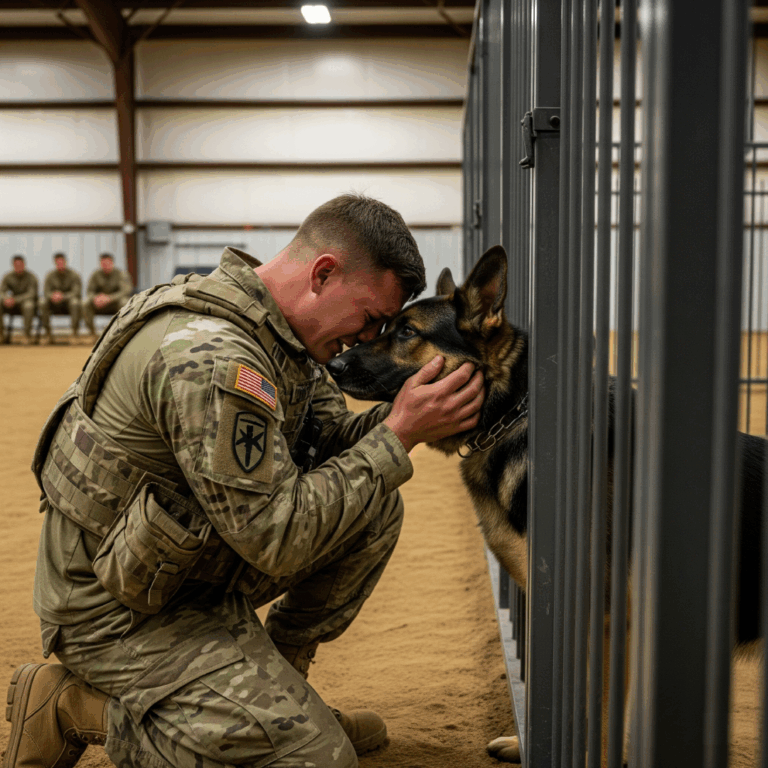 “Unspoken Comradeship: The Soldier and His Dog”