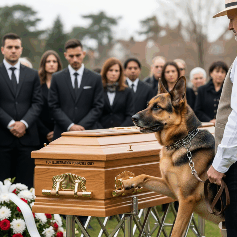 THEY TOLD US HE DIED IN THE LINE OF DUTY—BUT HIS DOG KNEW BETTER.
