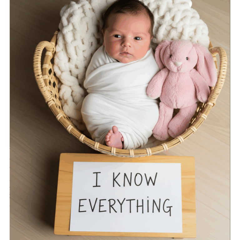 After a Year-Long Trip, Husband Returns Home and Sees Newborn Baby on Table with Two Notes Beside