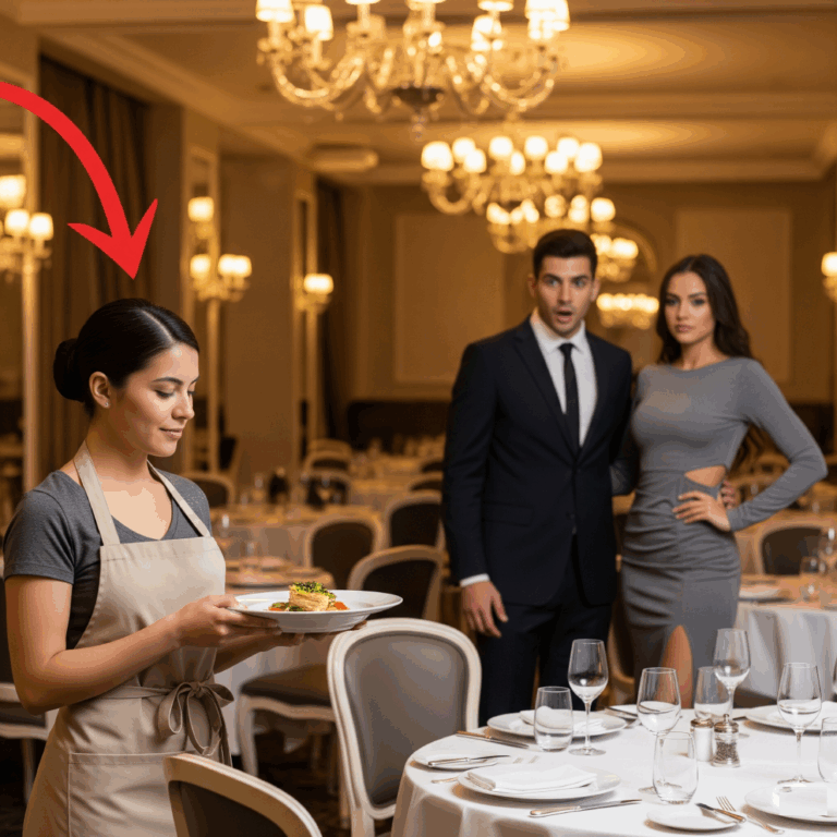 They went out for a romantic dinner—but when the man saw the waitress, his heart stopped. It was his ex-wife, the woman he had left behind, unaware of the sacrifices she had made for him to become the successful man he was today.