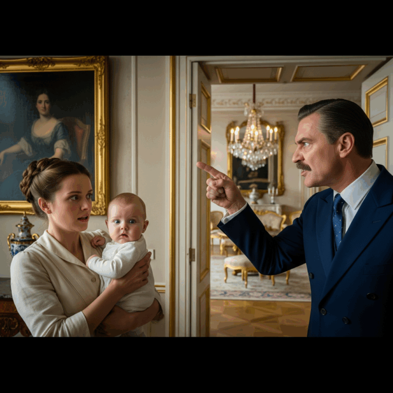 “A man throws a woman and her baby out of his house, suspecting the child isn’t his — but later deeply regrets it.”