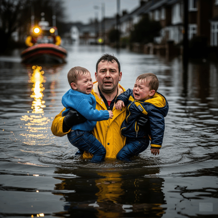 HE SAVED BOTH MY CHILDREN FROM THE FLOOD — THEN VANISHED BEFORE I COULD EVEN THANK HIM