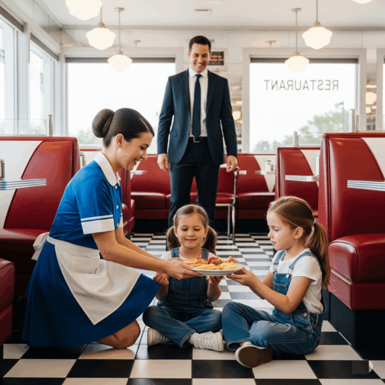 “She was just a waitress… until one act of kindness changed EVERYTHING.”