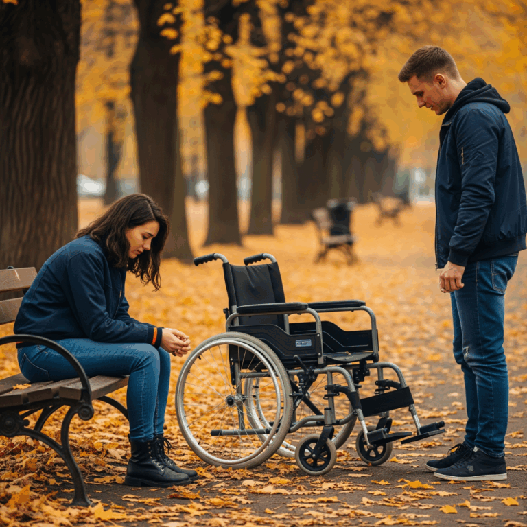 “You are just a burden!” — the fiancé shouted, kicking her stroller. A year later, he crawled at her feet, begging for forgiveness.
