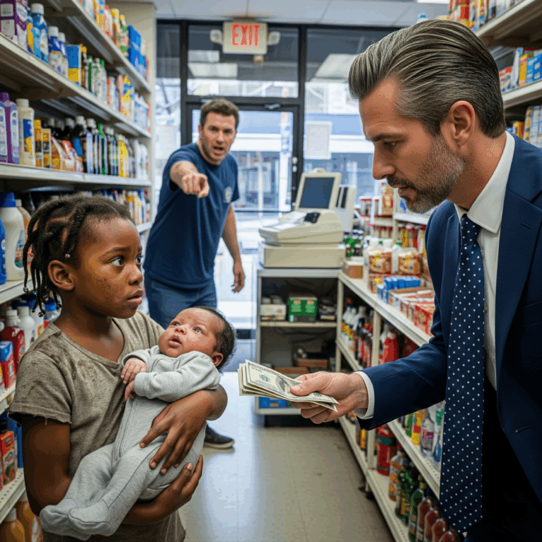 “I Promise to Pay When I Grow Up” – Black Girl Asks Millionaire for Milk, His Response Shocks All