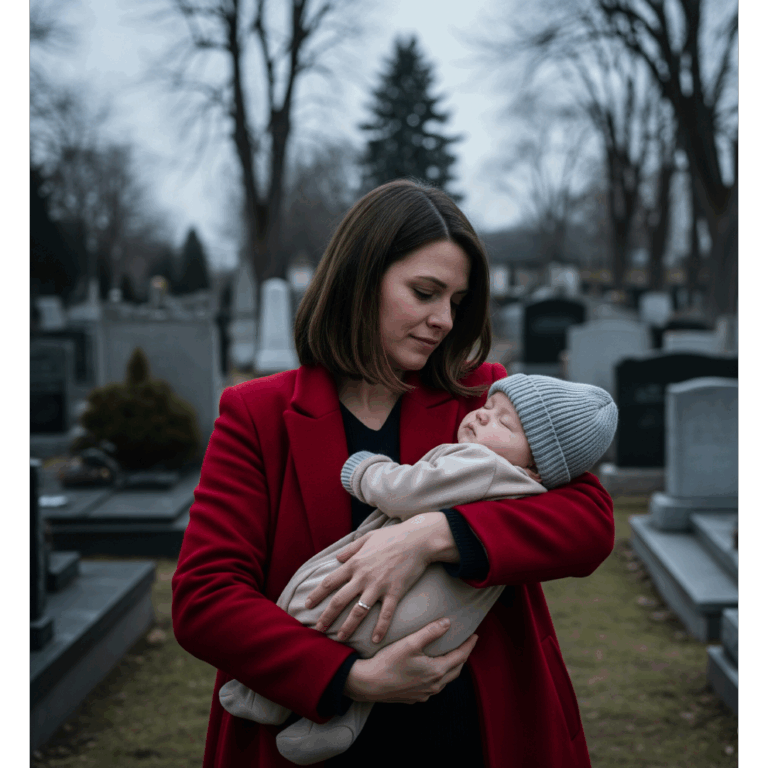 At My Husband’s Funeral, I Meets a Woman with His Baby in Her Arms – She Reveals Unexpected Secrets from the Past