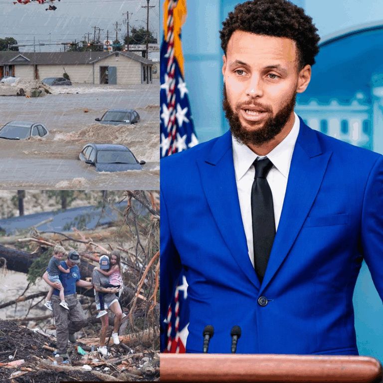 When Steph Curry heard about the catastrophic flood in Texas that took 51 lives—27 of them young girls lost from a summer camp—he broke down. This wasn’t just news to him. It was personal. With tears streaming down his face, Steph acted immediately, donating $2 million to support the families and relief efforts. But what truly moved people wasn’t the money—it was the message he sent along with it… FULL story below 👇