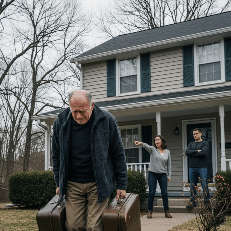 My daughter looked me straight in the eyes and said, ‘There’s no room for you here anymore. You have to leave.’ So I did. I walked away in silence. And the very next day, with the little money I had left, I made a choice—one that no one saw coming