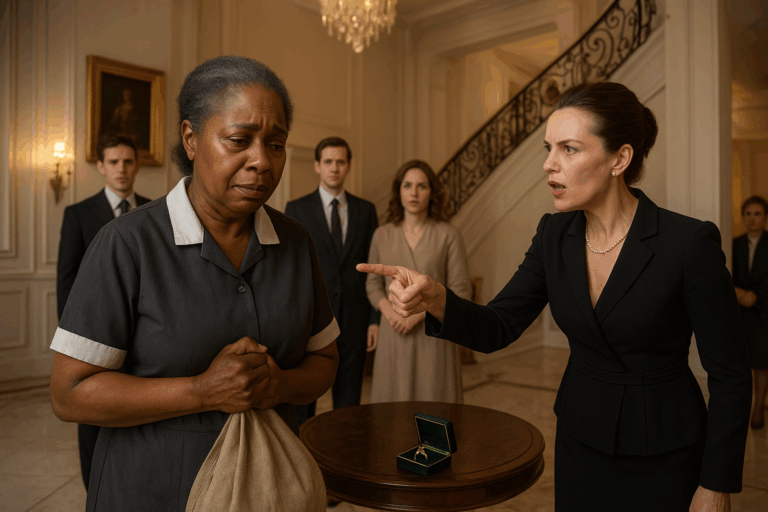 “20 Years of Devotion – The Maid Was Thrown Out After Being Accused of Stealing a Ring That Was Never Lost”