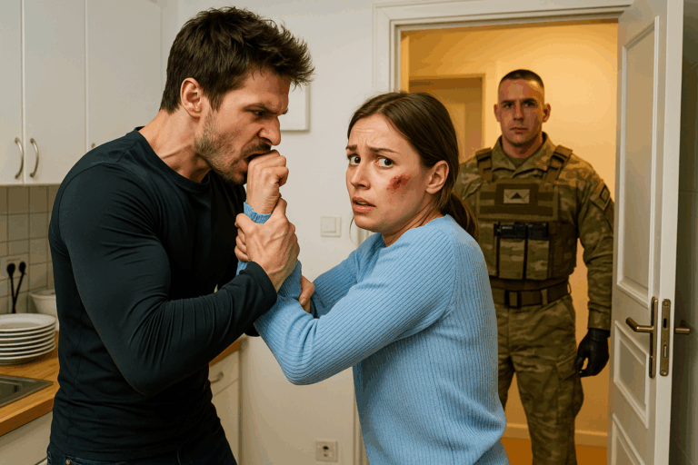 The soldier came home without warning — and the bruises on his sister’s face told him everything.