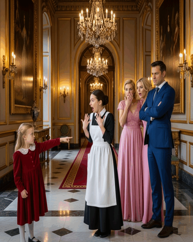 A billionaire asked his daughter to choose a mother from a group of models, but she chose a maid.—“Daddy, I choose her!”