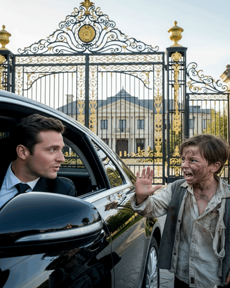 Stop the Car! Your Wife Sabotaged the Brakes!” – A Homeless Boy’s Shocking Warning That Saved a Millionaire’s Life…