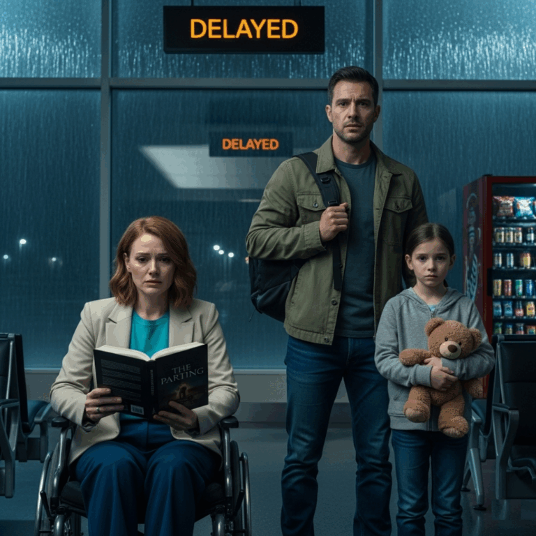 CEO’s Paralyzed Daughter Sat Alone at the Airport — Until a Single Dad Asked, “Why Is She All Alone