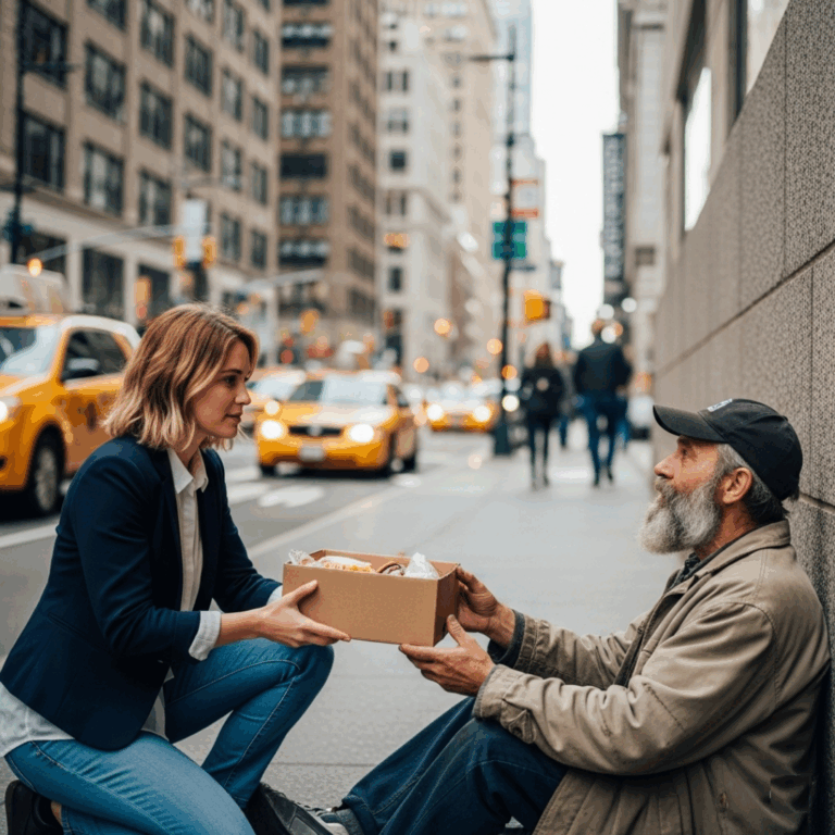 “The Man on the Sidewalk”
