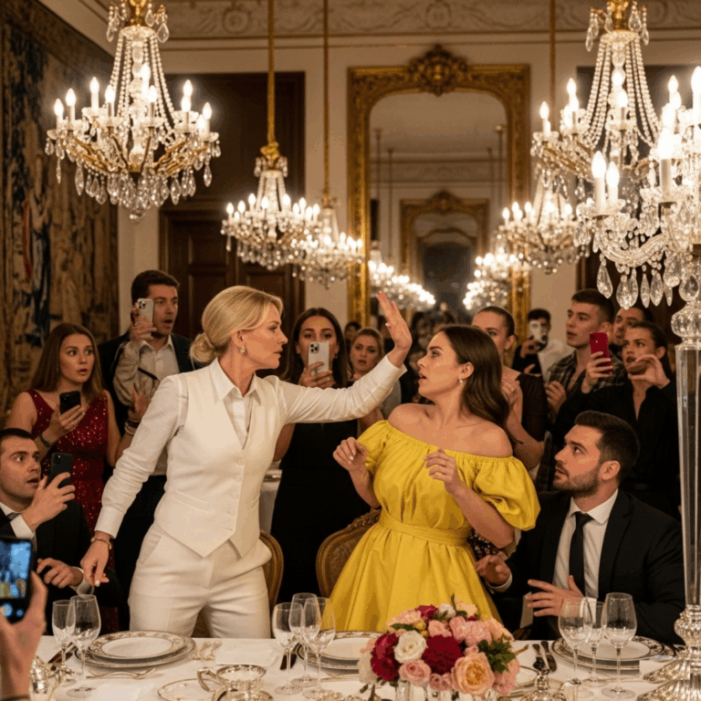 Big Mistake! She Publicly Slapped the Billionaire’s Wife—Seconds Later, She Was on Her Knees Begging