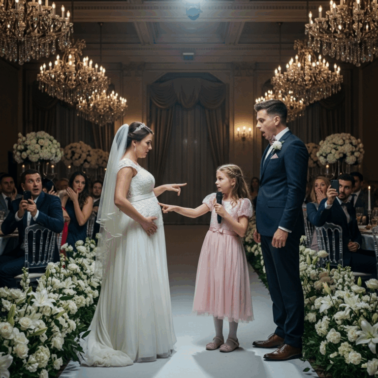 The Daughter Who Crashed Her Father’s Wedding – A Secret Too Dark to Stay Hidden