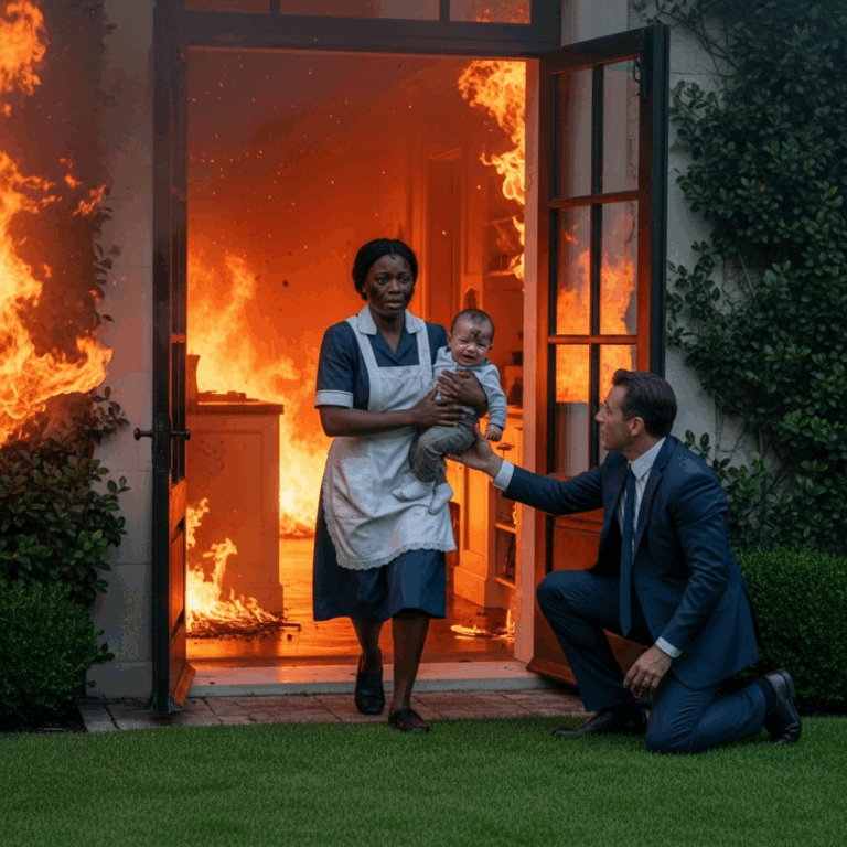 Flames Rose in the Mansion — But What the Maid Carried Out Left Everyone Speechless.