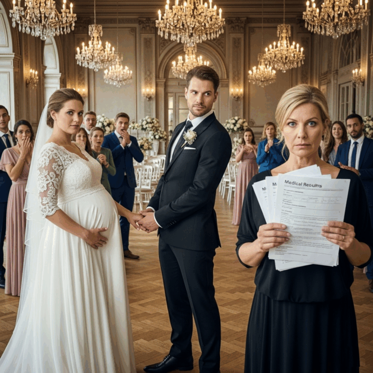 “On His Wedding Day, He Proudly Announced His New Wife Was Pregnant — Until I Read a Paper That Turned His Face Pale.”