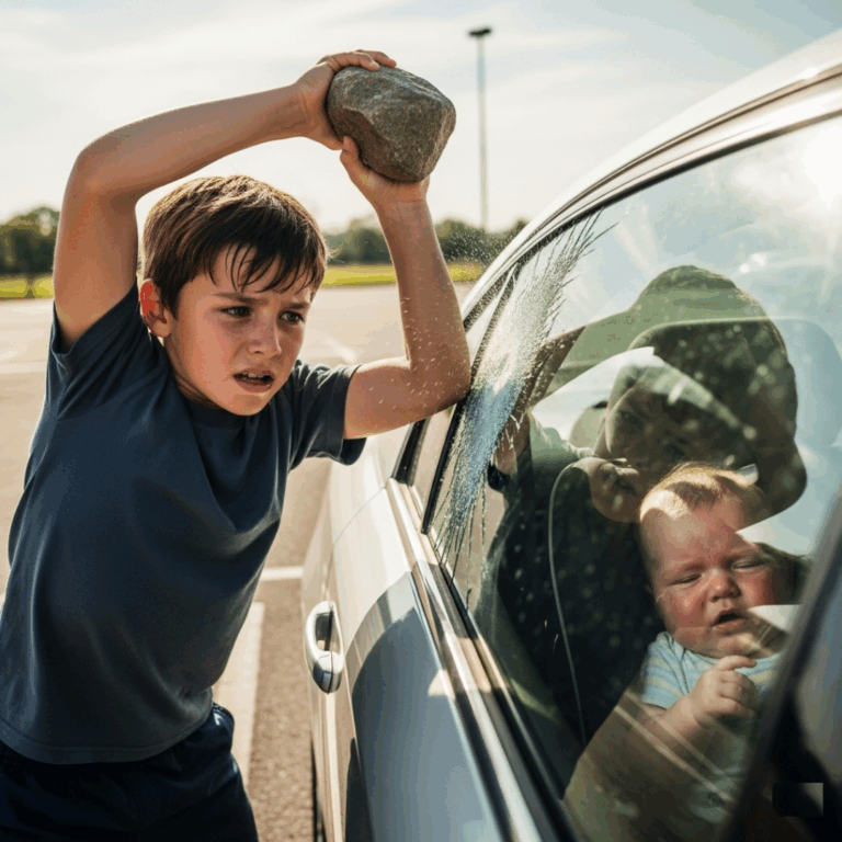 An eight-year-old boy saved a child from a locked car, causing him to be late for and get scolded – but soon something unexpected happened