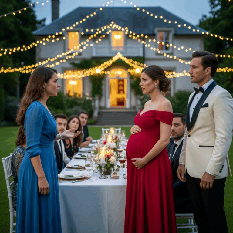 Husband Brought His Pregnant Mistress to Our Family Dinner, But He Never Expected the Papers I Had Waiting for Him