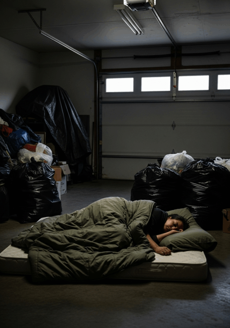 After My Husband Died, My MIL Made Me Sleep in the Garage — A Month Later, She Came to Me in Tears