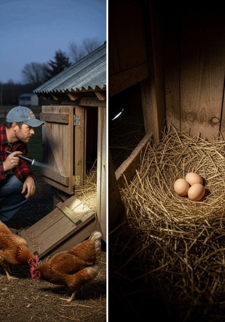 Farmer’s chickens refused to enter their coop for weeks. What he found inside made him seal it forever.