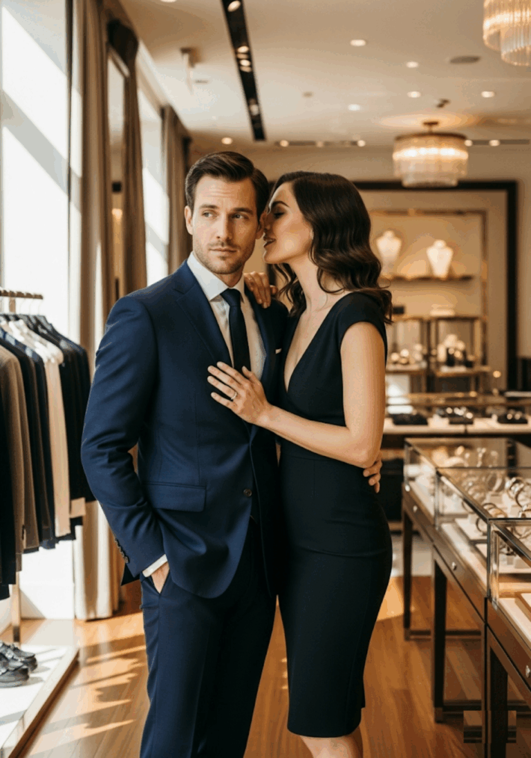 When I met my ex-wife while shopping for clothes, she suddenly leaned close to my ear and whispered something. I was shocked and immediately took my new wife to the hospital for a checkup, where I got a shocking news…