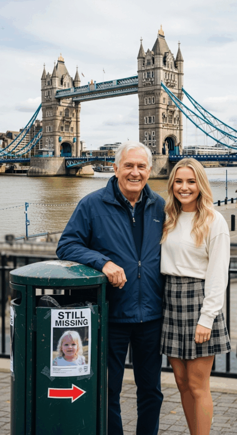 Woman Poses With Dad, Takes a Closer Look at the Photo and Starts to Panic…