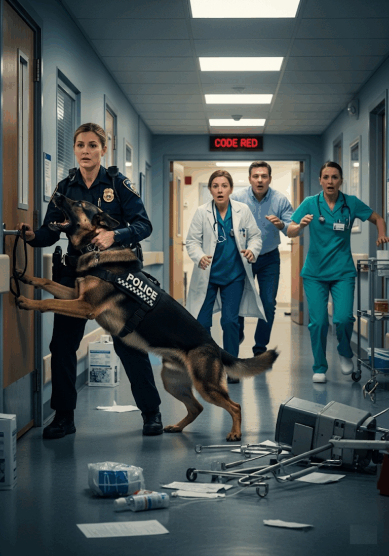 K9 Dog Wouldn’t Stop Barking at Room 207 in a Hospital – What They Found Inside Was Horrifying