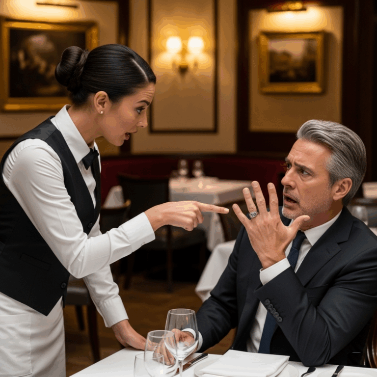 Waitress Saw a Billionaire Wearing a Ring Just Like Her Mother’s—The Truth Left Her in Tears!