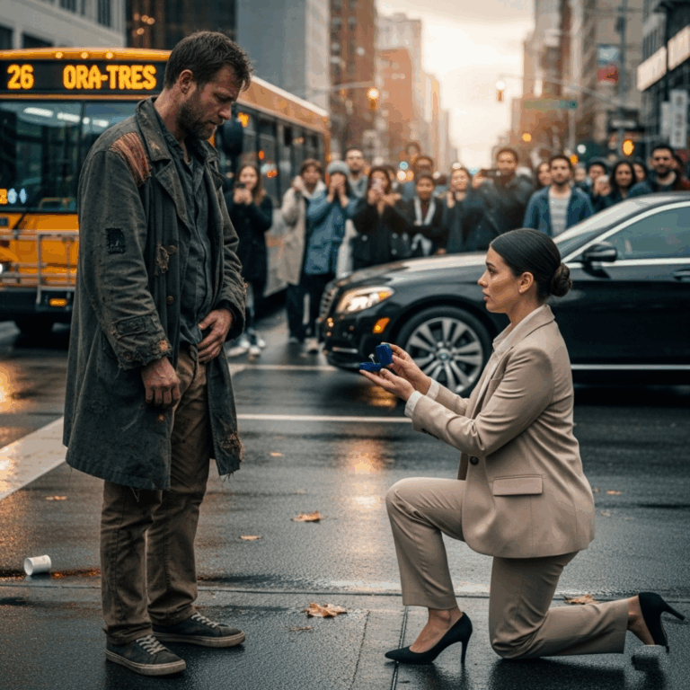 “Please Marry Me”, Billionaire Single Mom Begs A Homeless Man, What He Asked In Return Shocked…