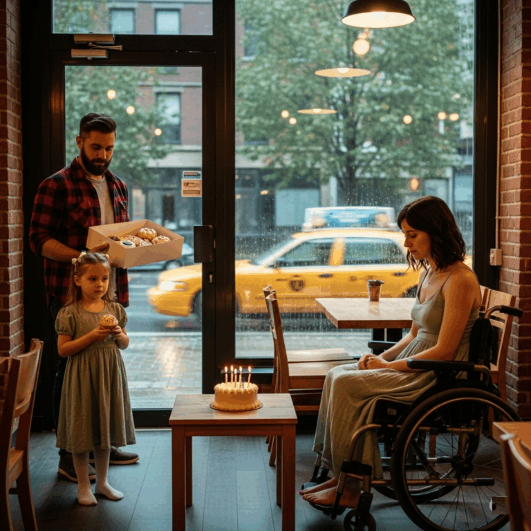 Paralyzed CEO’s Daughter Sat Alone on Her Birthday — Then a Single Dad Walked Over