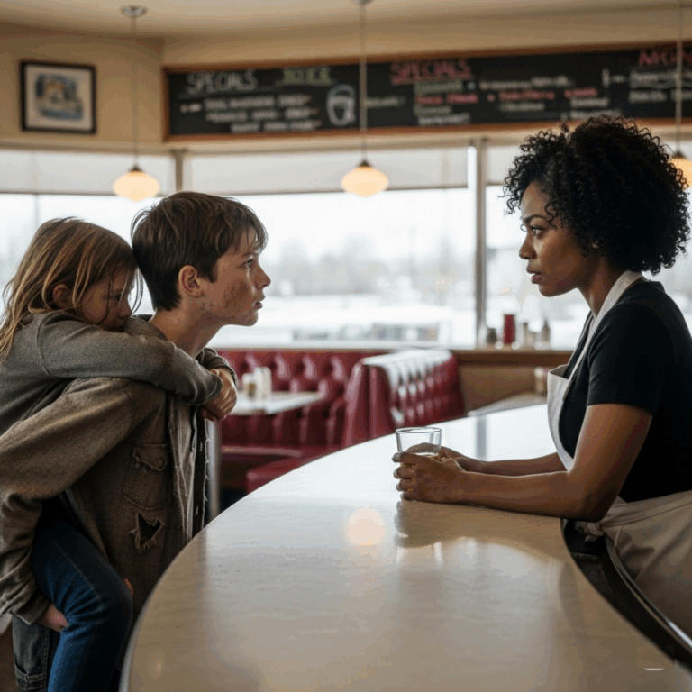 She gave two homeless children a warm meal—12 years later, a luxury car stopped in front of her house
