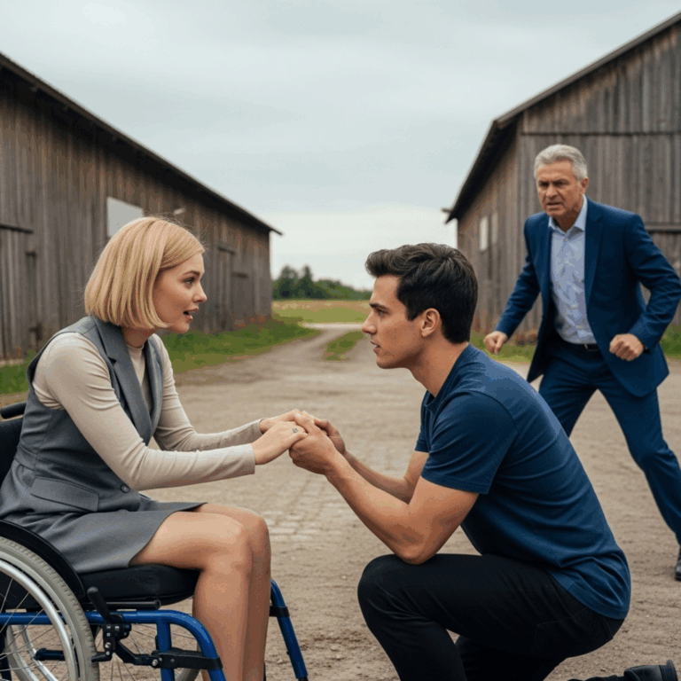 CEO’s Paralyzed Daughter Lost All Hope — Until a Single Dad Whispered, “I’ll Help Her”