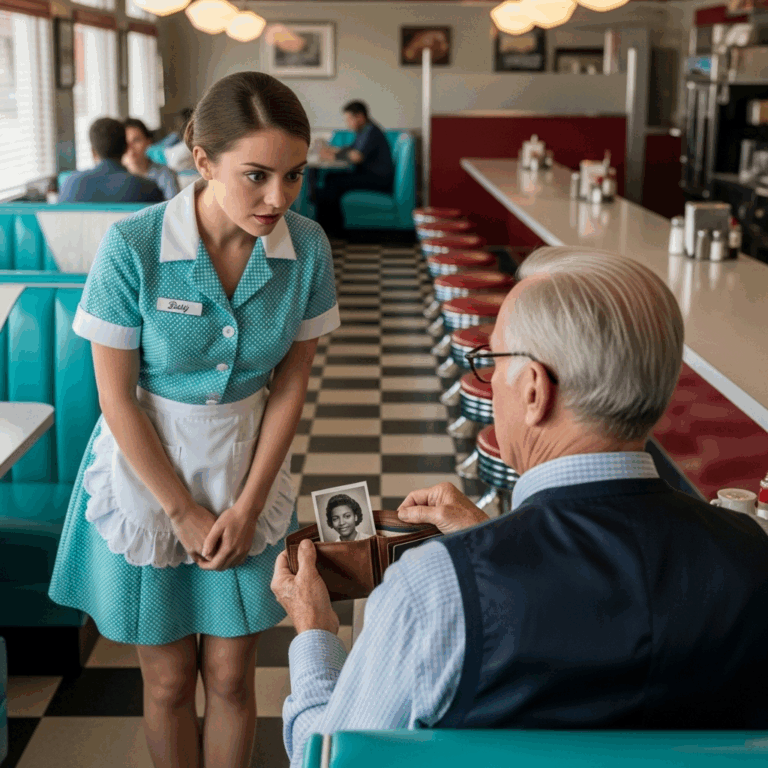 Waitress Finds Her Mother’s Photo in Billionaire’s Wallet—The Truth Leaves Her in Tears!