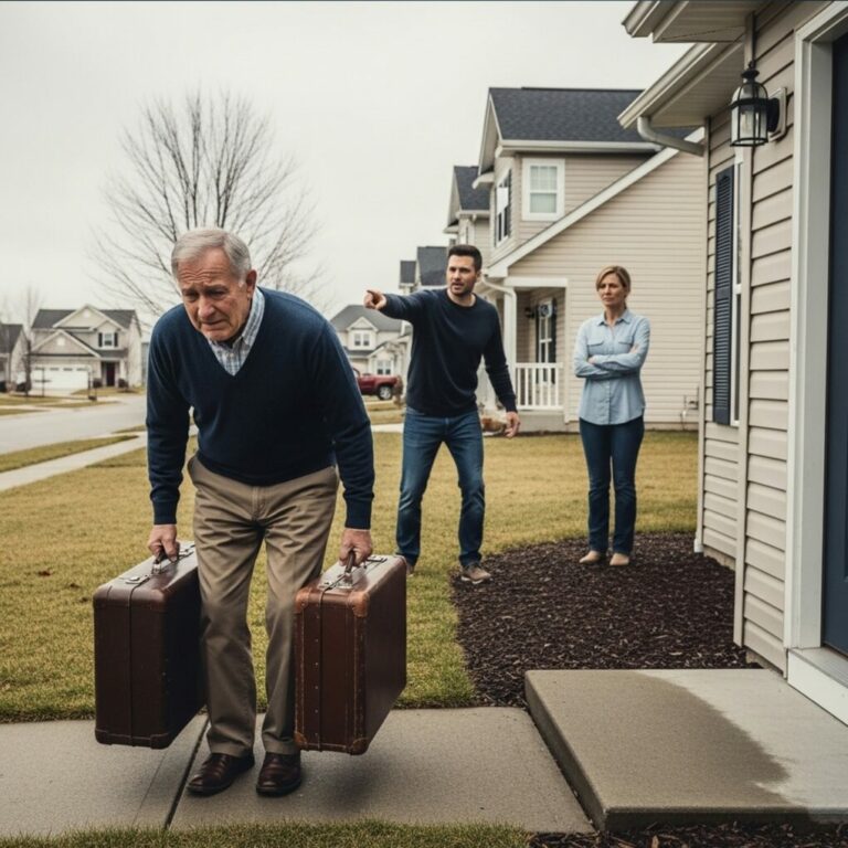 My son looked me in the eyes and said, ‘We don’t have room for you anymore. You need to leave.’ So I did. I walked away without a word. The next day, I used the money I had—and what I did left everyone in utter shock….