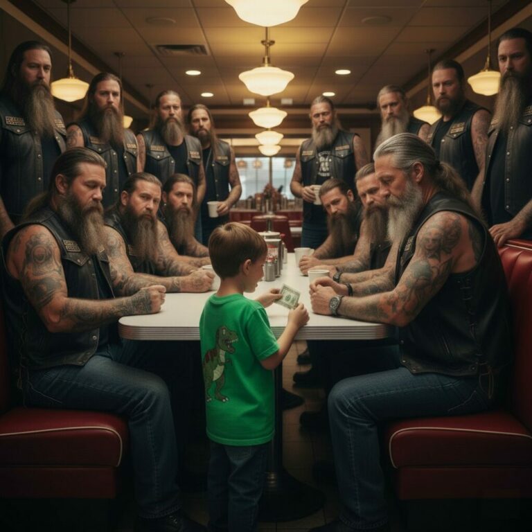 A little boy walked to our table of bikers and asked, “Can you kill my stepdad for me?”