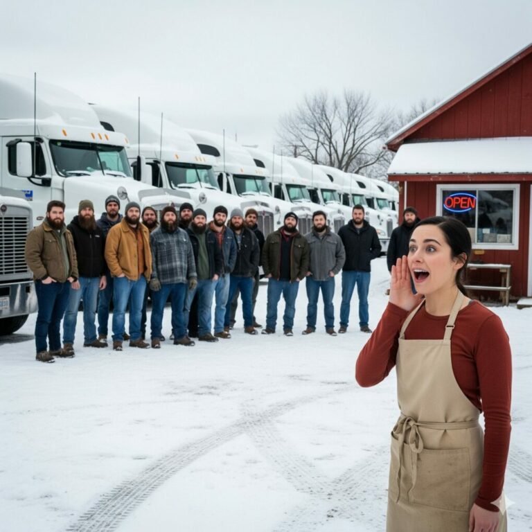 She Unlocked Her Diner for 12 Stranded Truckers in a Blizzard! But What Unfolded 48 Hours Later Left the Whole Town Buzzing with Envy…