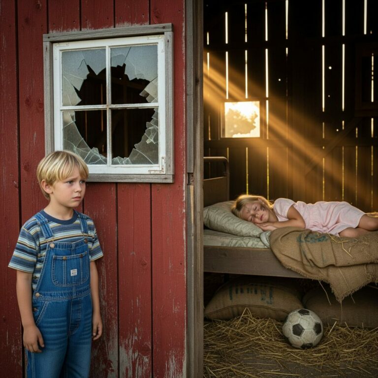 Farm Boy Accidentally Kicked Ball Into Dad’s Barn, What He Found Inside Made His Heart Race!…