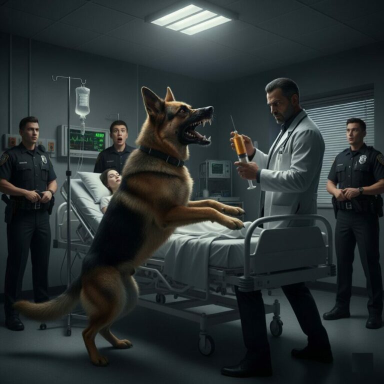 Dog Comes to hospital to say goodbye to his owner Then Looks At Doctor And Realizes Nasty Truth…